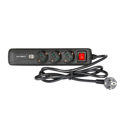 8747 S3 USB | Steckdosenleisten Shop | Standard Kabel | Hall | & Made Steckdosenleisten Adam Ready Stecker | Cables