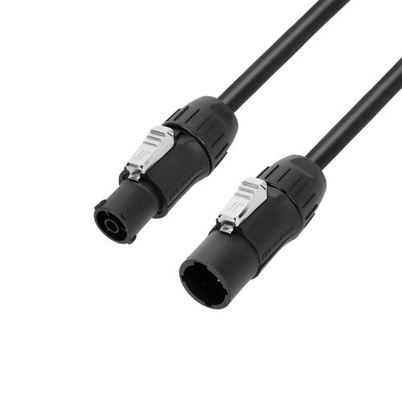 5M Noir Connecteur 4 broches Cable d'alimentation M-F pour systeme