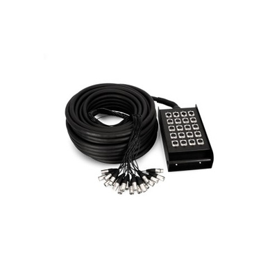 Adam Hall Cables K 12 C 10 - Câble Multipaire avec Boîtier de